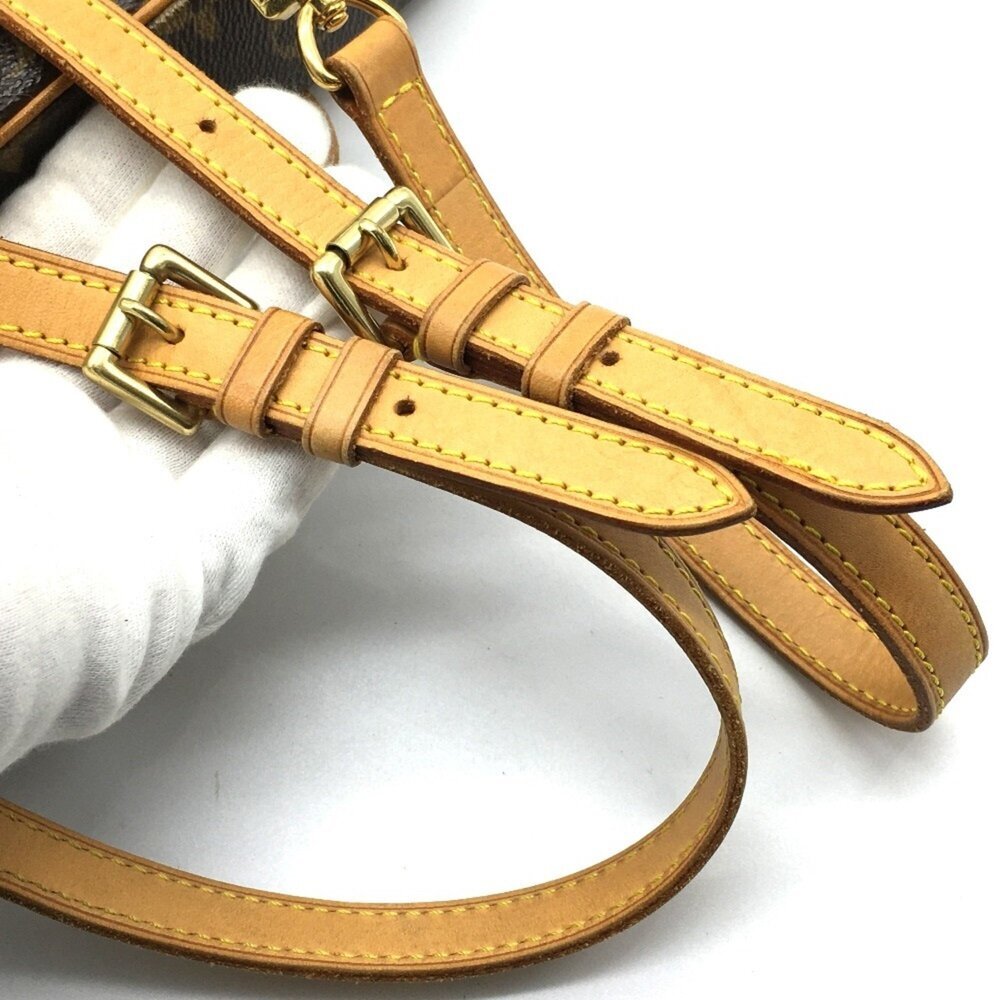 LOUIS VUITTON Brown Monogram Canvas Backpack - Picture 9 of 13
